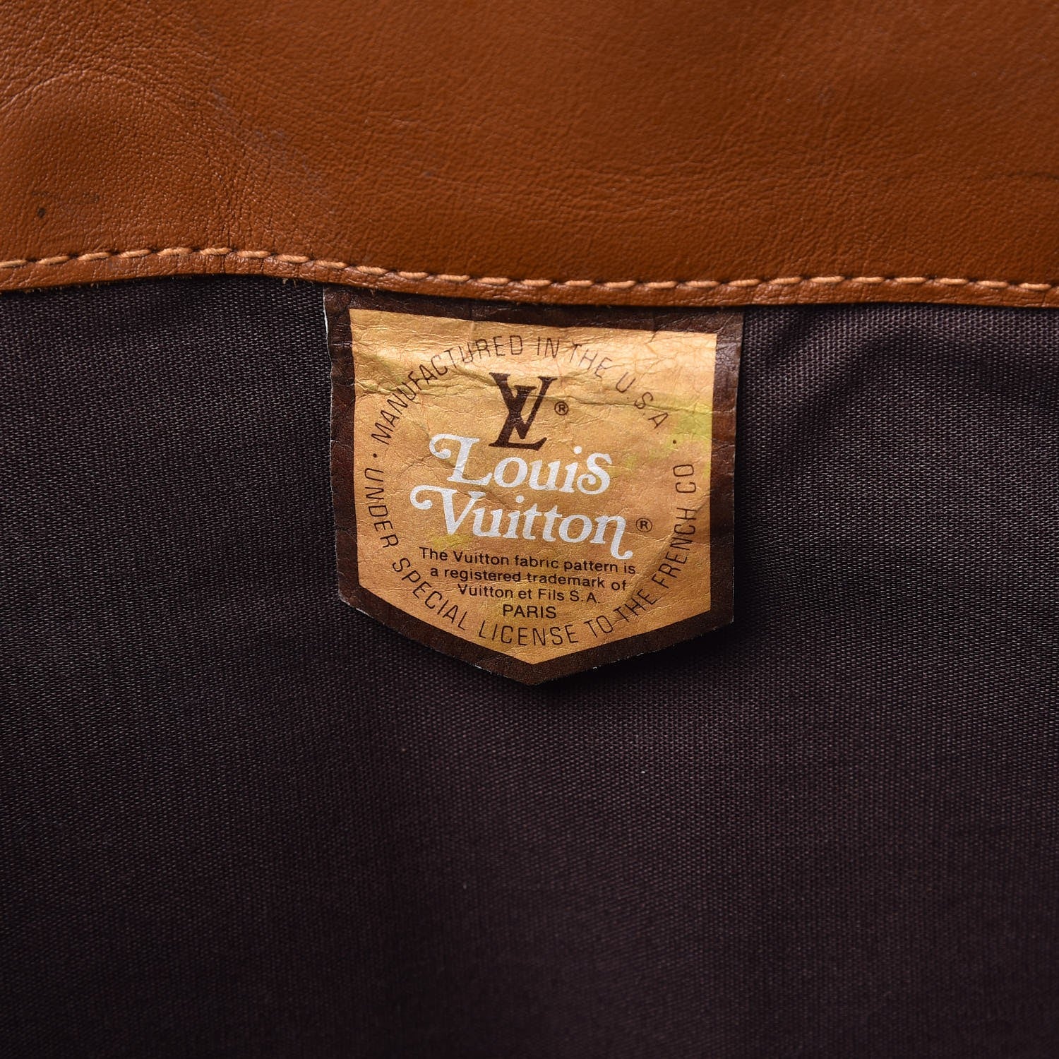Louis Vuitton Monogram French Company Sac Plat 6 of 15