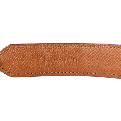 Hermes Epsom 25mm Tressage Shoulder Strap Abricot Rose Azalee Gold 4 of 4