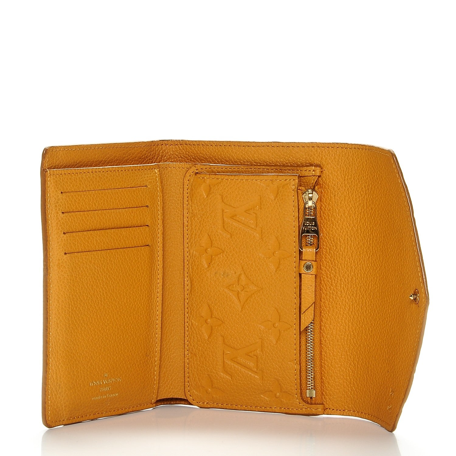 Louis Vuitton Empreinte Compact Curieuse Wallet Safran 5 of 6