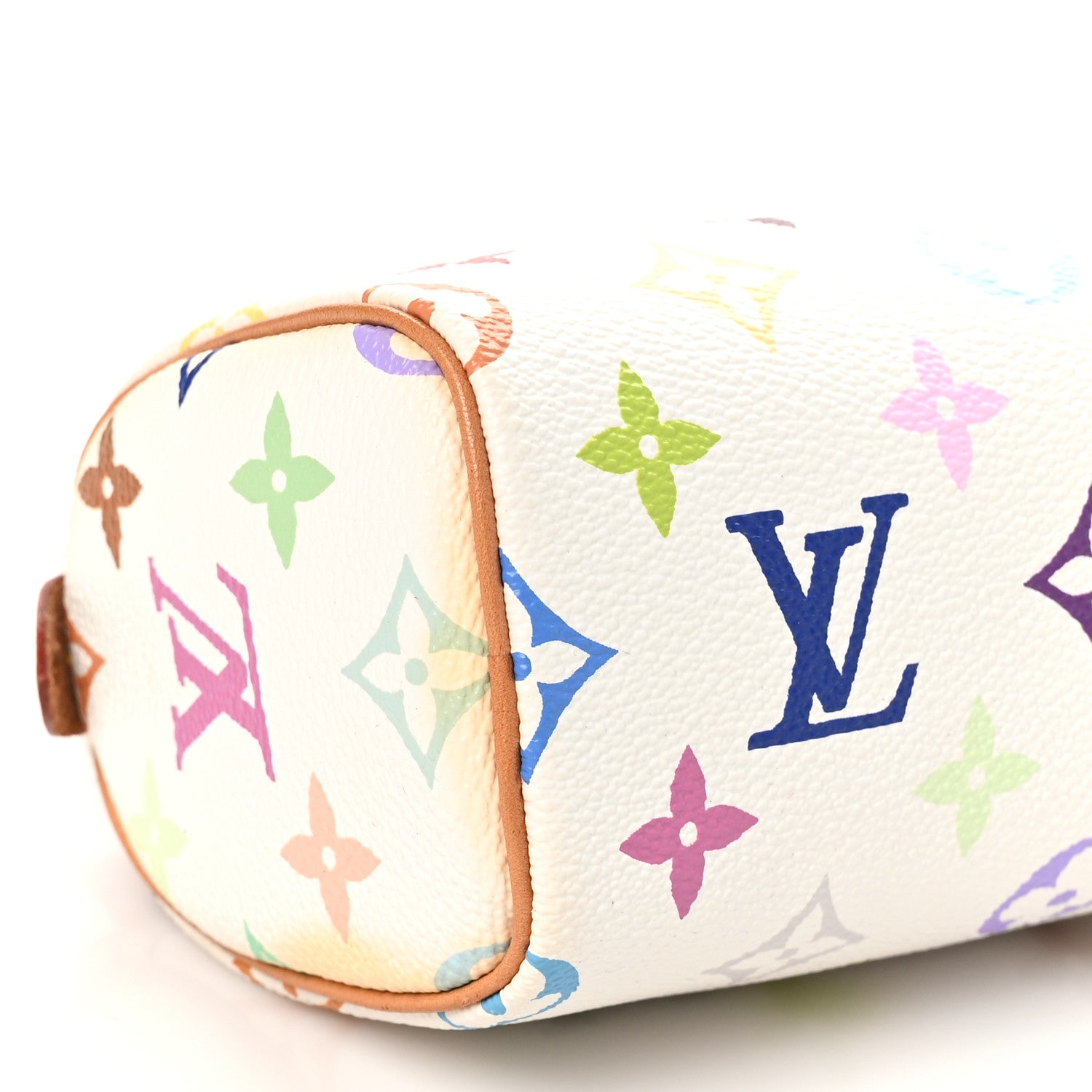 Louis Vuitton Monogram Multicolor Mini Sac HL Speedy White 8 of 9