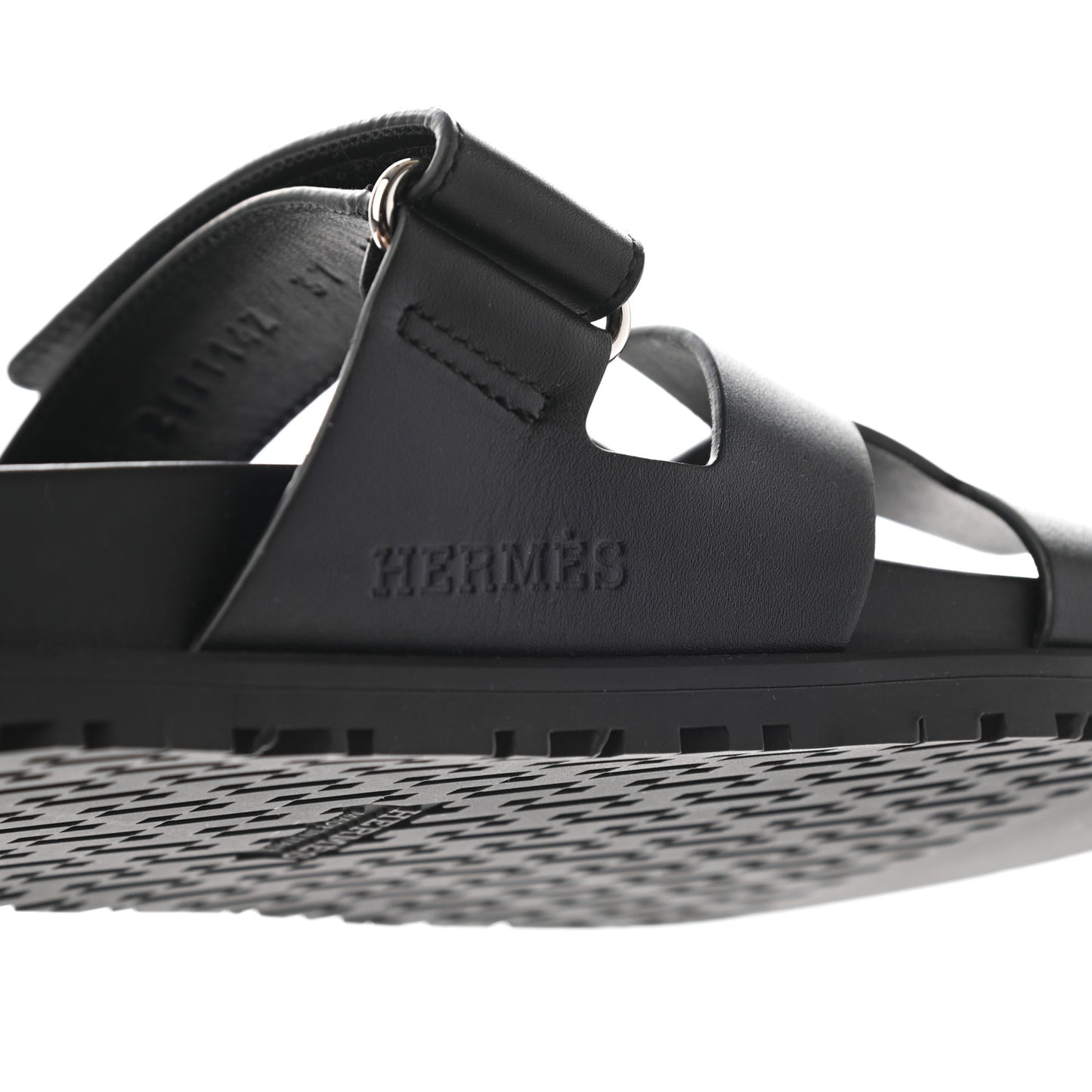 Calfskin Womens Chypre Sandals 37 Black