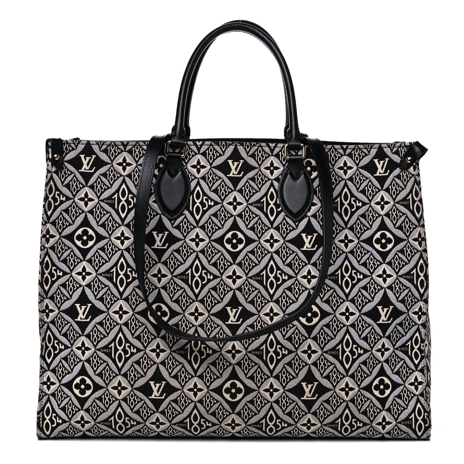 Louis Vuitton Jacquard Since 1854 Onthego GM Grey 1 of 12