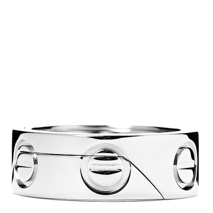Cartier 18K White Gold 7mm Astro LOVE Ring 49 4.75 1 of 4