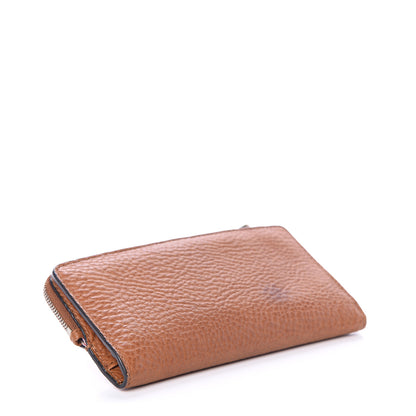 Burberry Brit Calfskin Lexi Wallet Saddle Brown 3 of 5