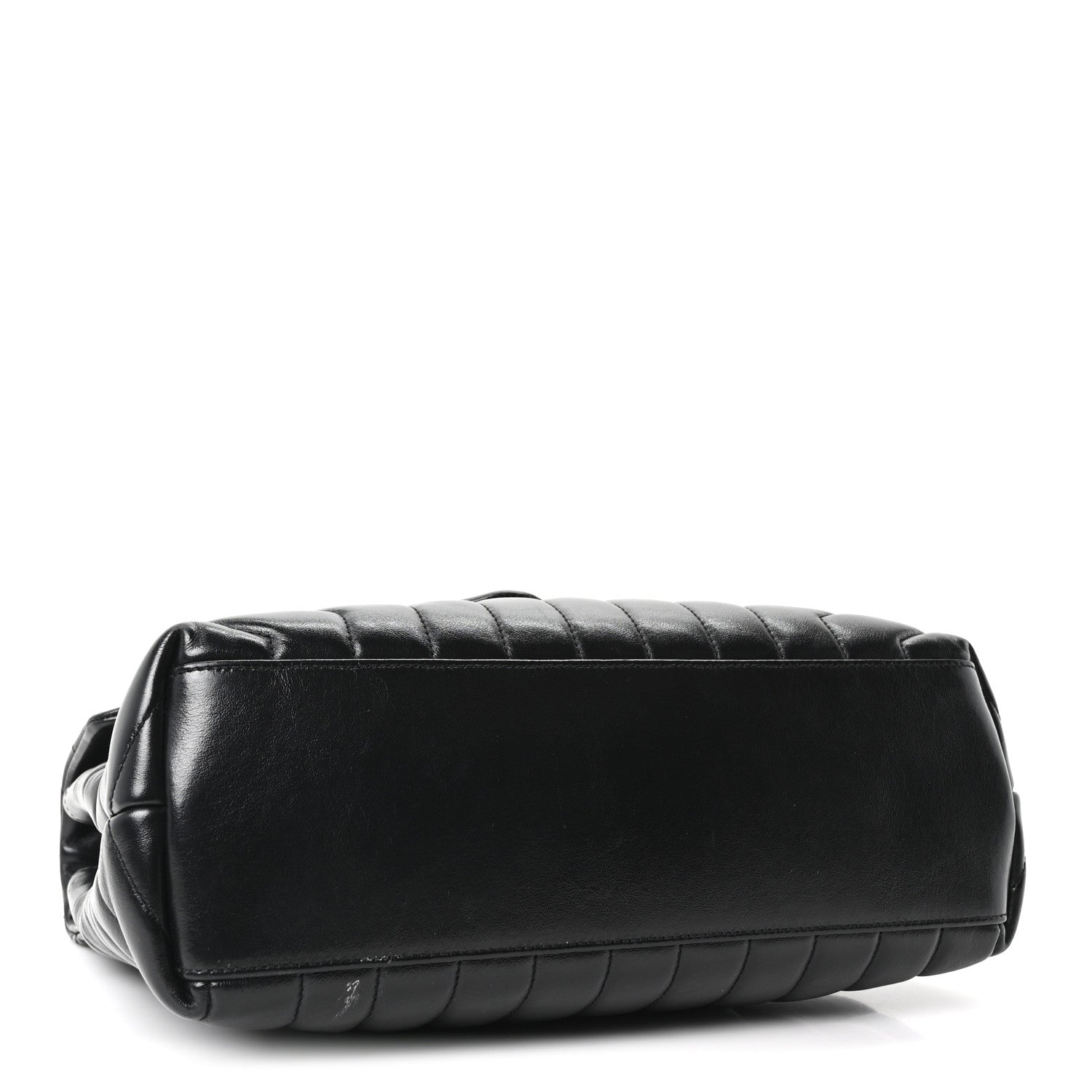 Saint Laurent Calfskin Y Quilted Monogram Monochrome Medium Loulou Chain Satchel Black 4 of 10