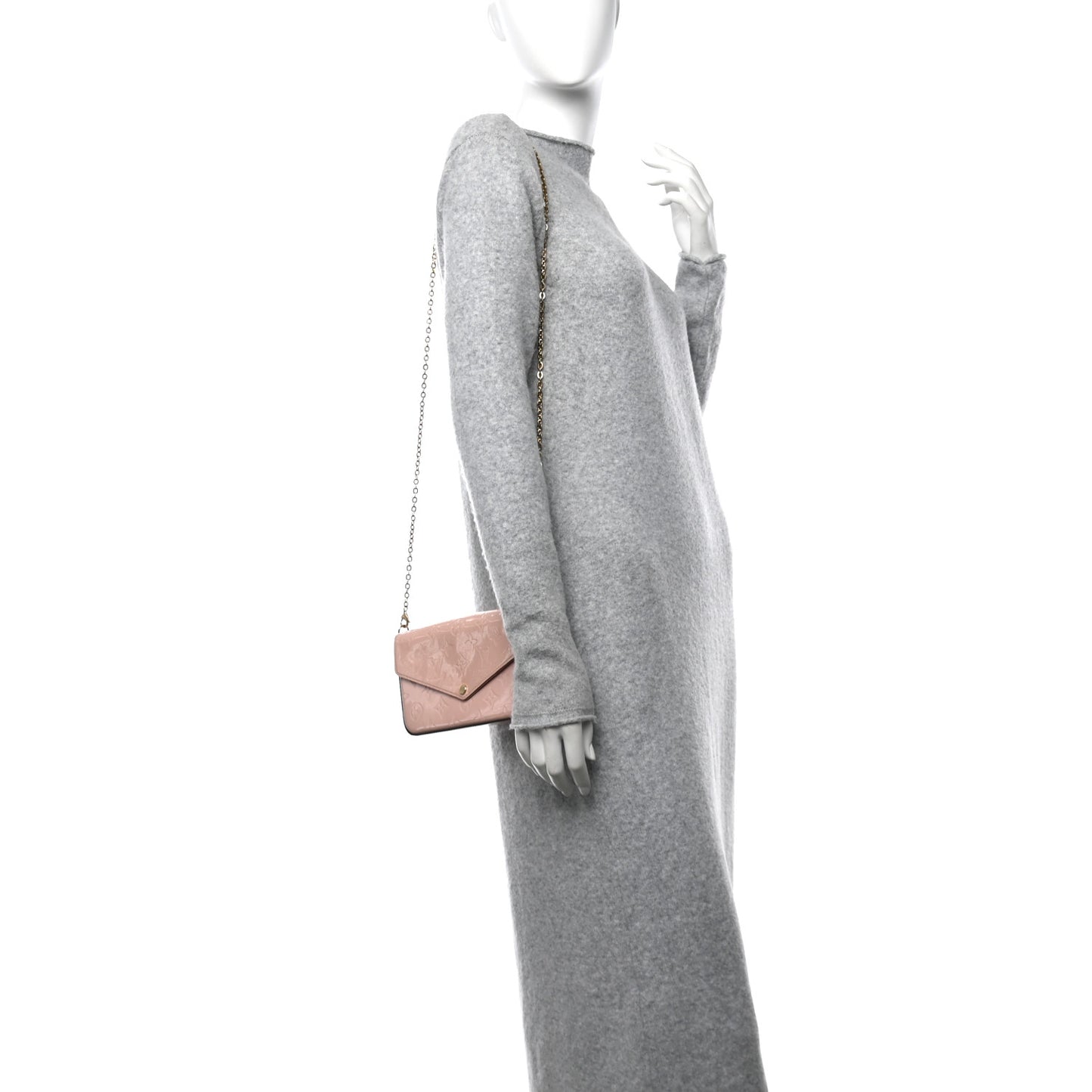 Vernis Felicie Chain Wallet Rose Ballerine