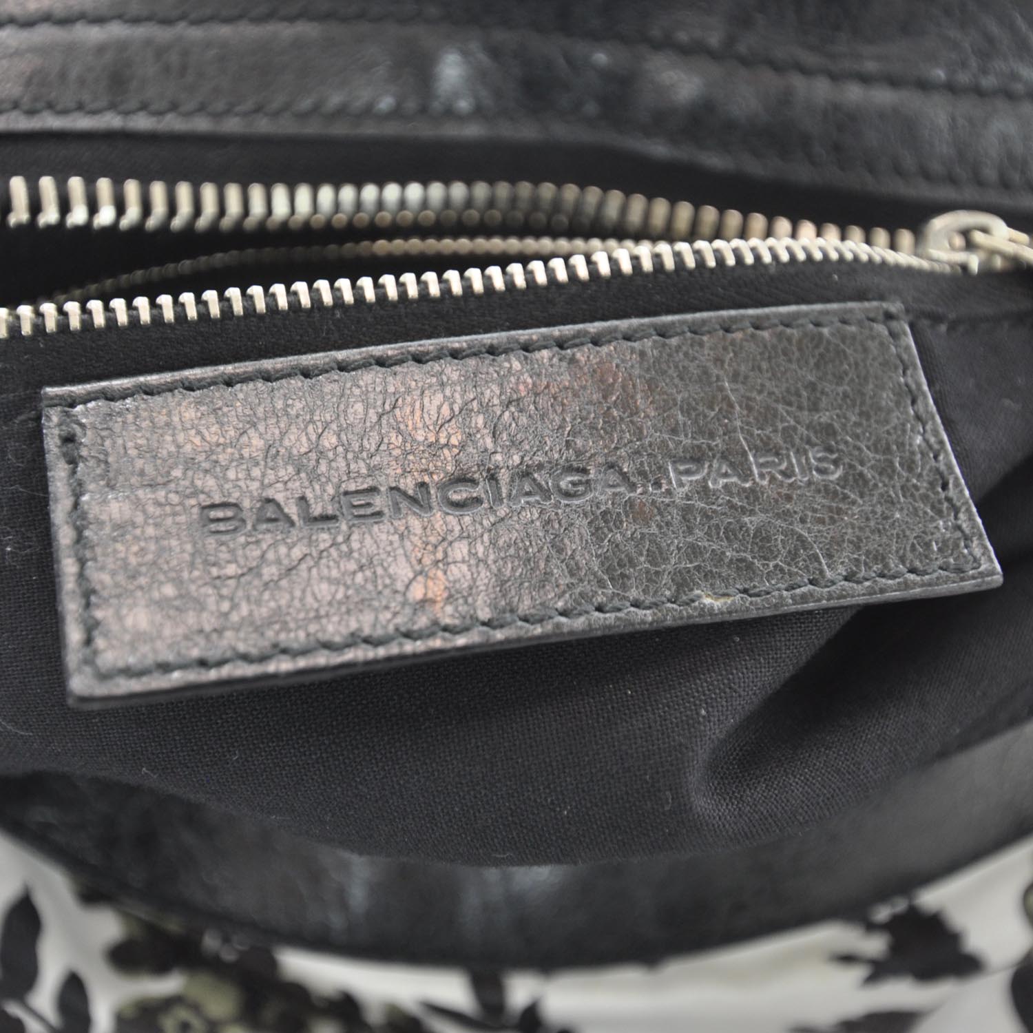 Balenciaga Agneau Floral Giant City Black 8 of 11