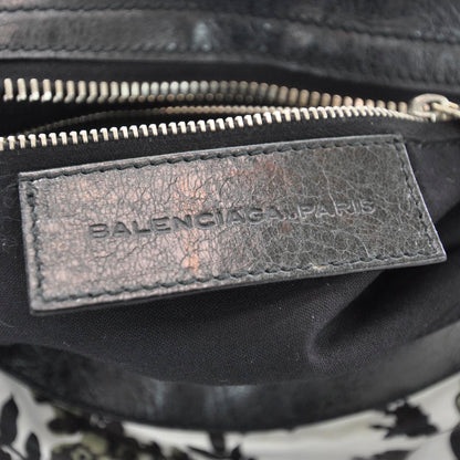 Balenciaga Agneau Floral Giant City Black 8 of 11