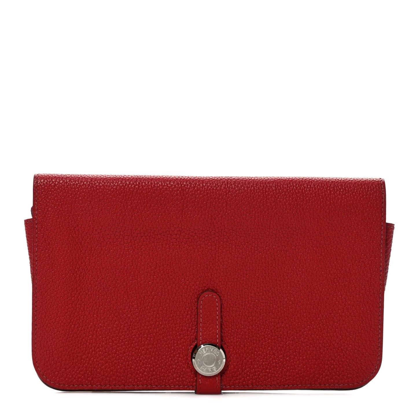 Togo Dogon Duo Wallet Rouge Casaque