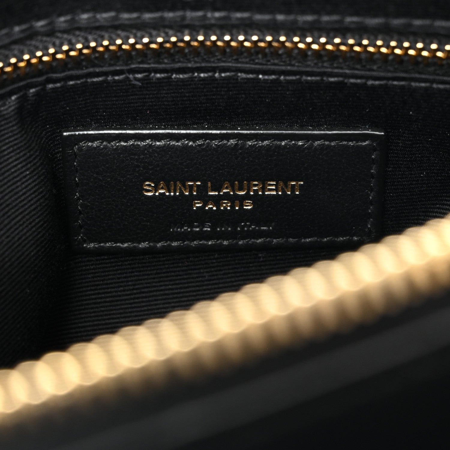 Saint Laurent Calfskin Y Quilted Monogram Medium Loulou Chain Satchel Black 6 of 10