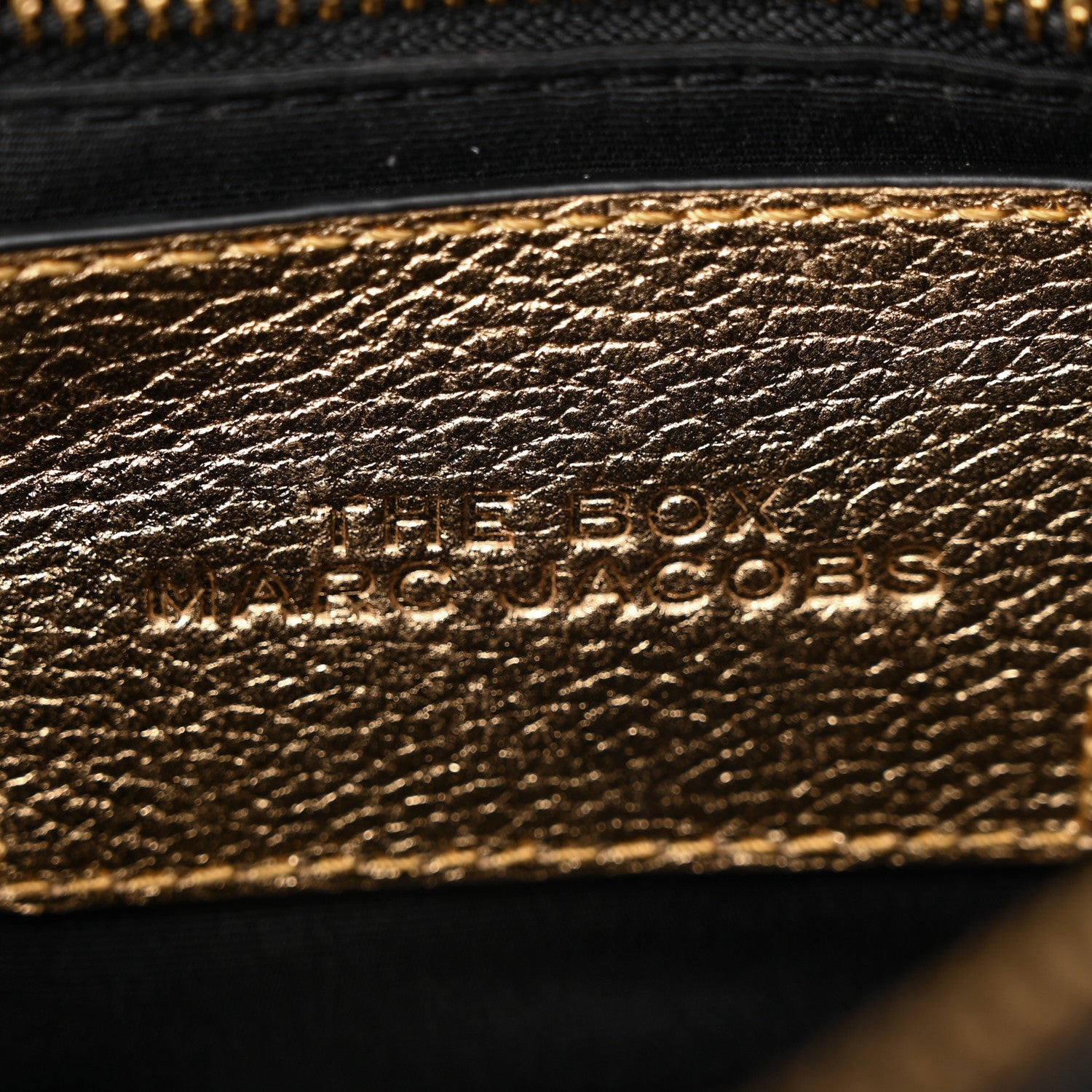 Marc Jacobs Metallic Calfskin The Box 20 Crossbody Gold 7 of 19