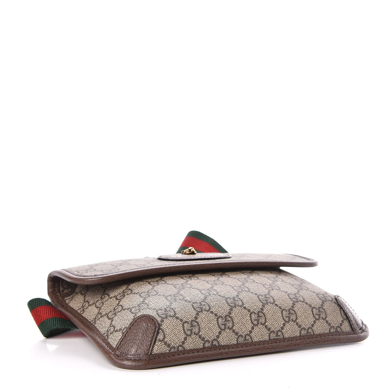 Gucci GG Supreme Monogram Neo Vintage Web Belt Bag Brown 4 of 10