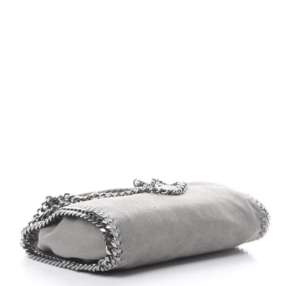 Stella McCartney Shaggy Deer Mini Falabella Fold Over Tote Grey 3 of 9