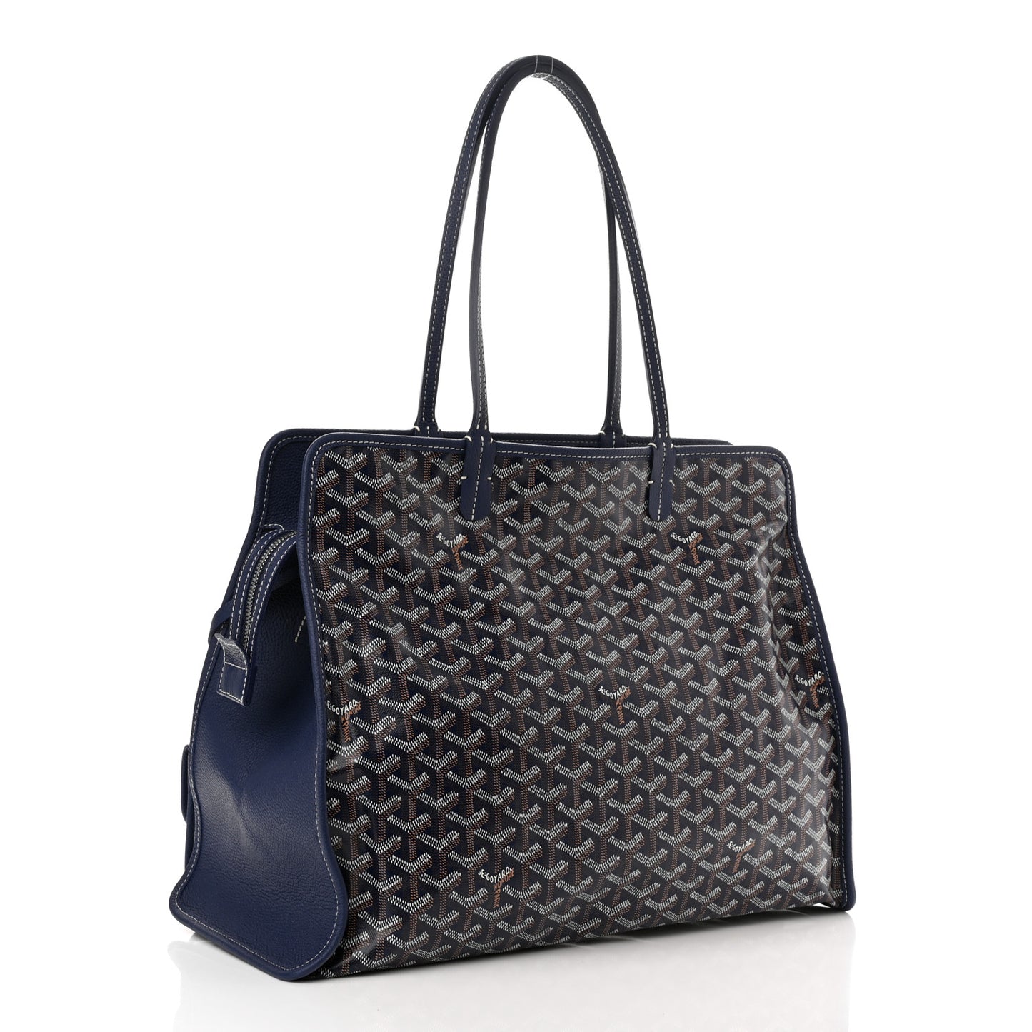 Goyardine Sac Hardy Pet Carrier PM Navy
