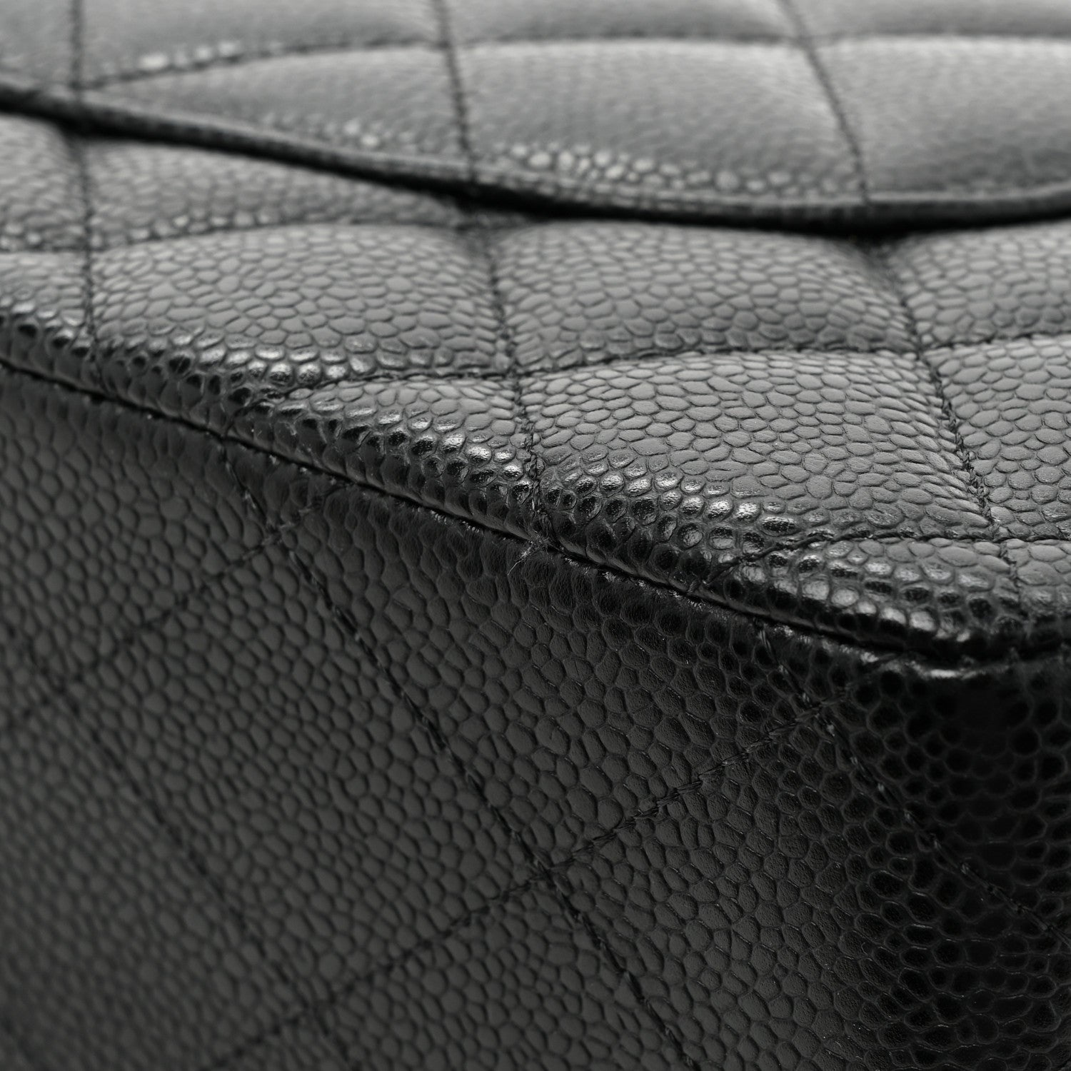 Chanel Caviar Quilted Jumbo Double Flap Black 10 of 10