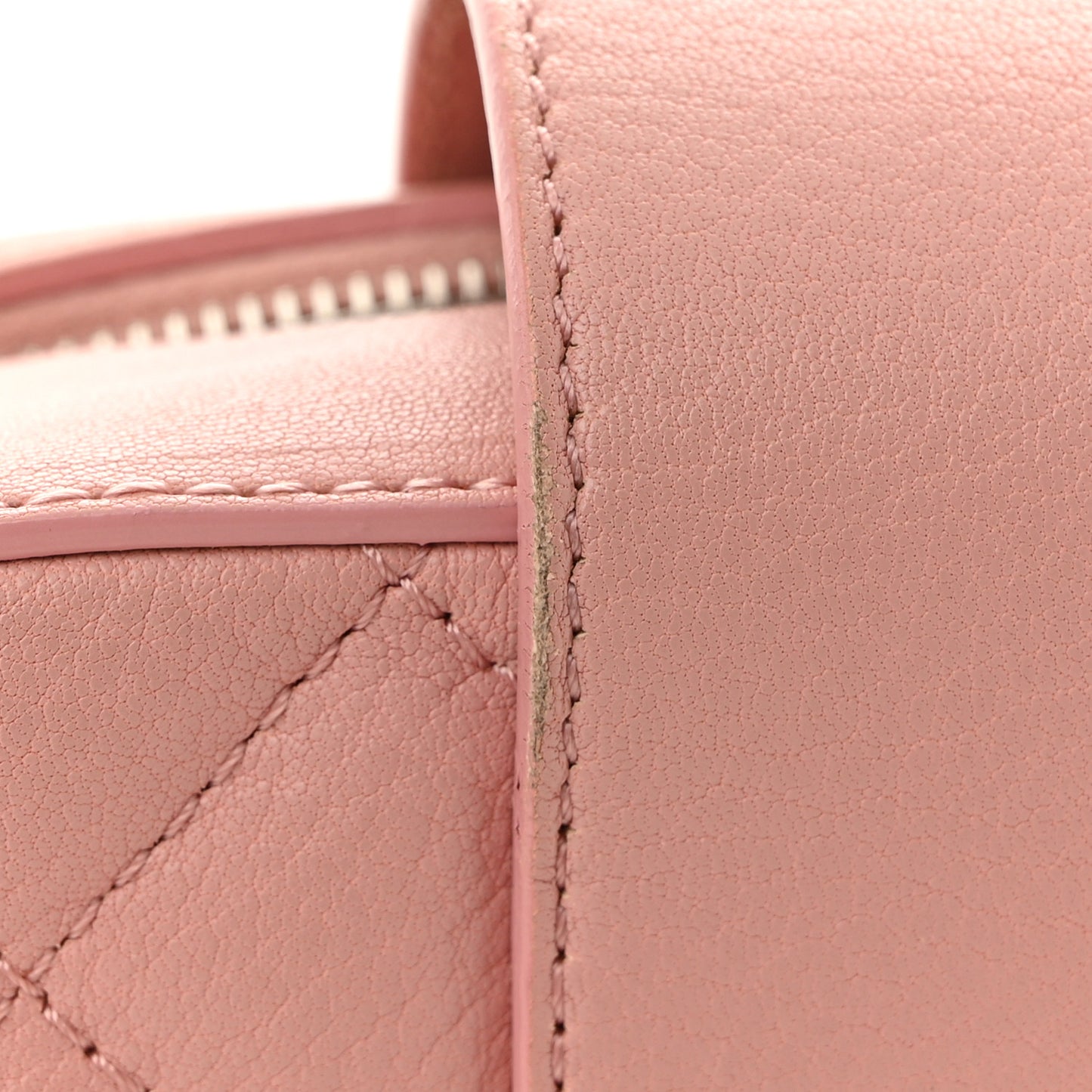 Lambskin Quilted Mini CC Box Camera Bag Pink