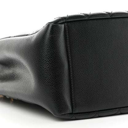 Chanel Caviar Quilted Grand Shopping Tote GST Black 9 of 10