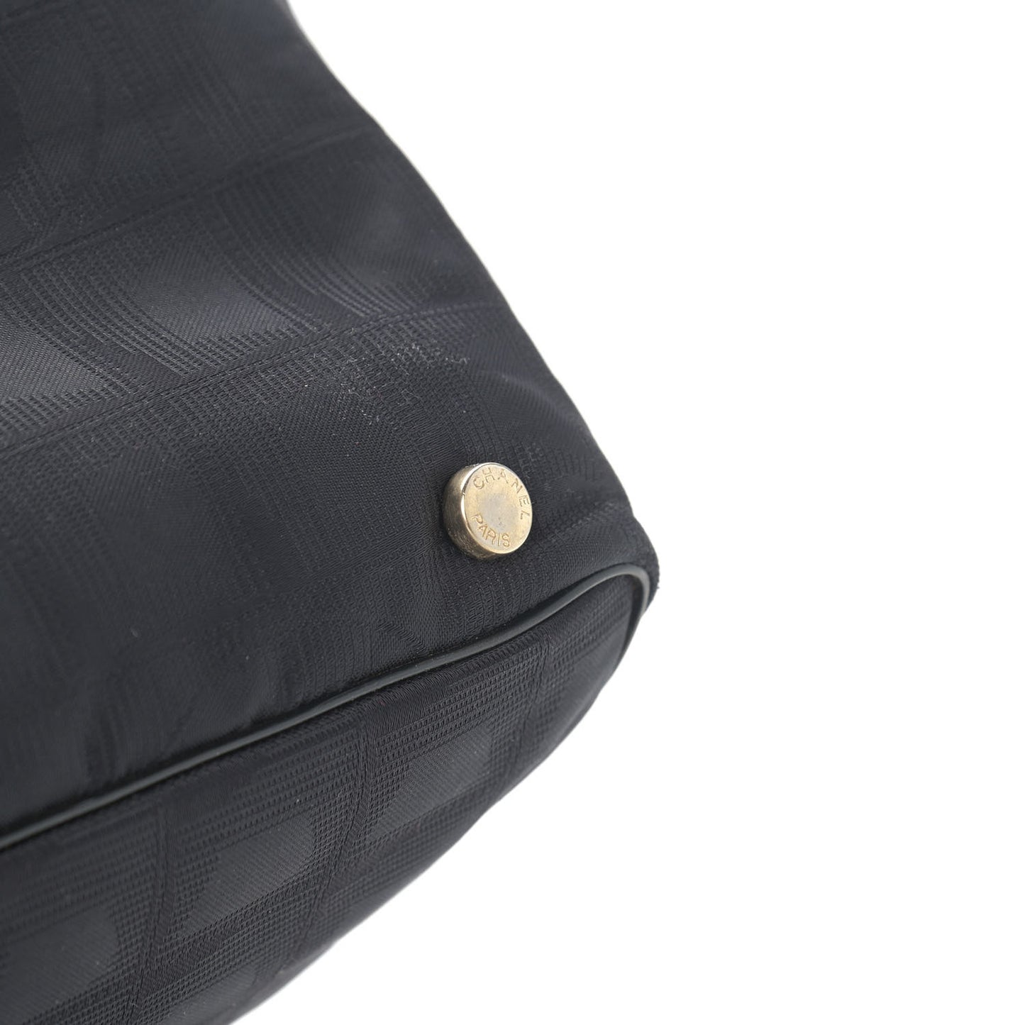 Nylon Medium Travel Tote Black