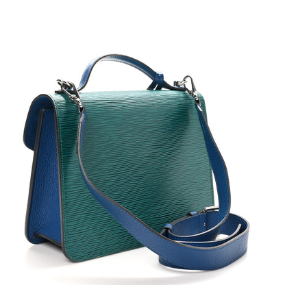 Louis Vuitton Epi Neo Monceau Emerald Green Indigo 3 of 9