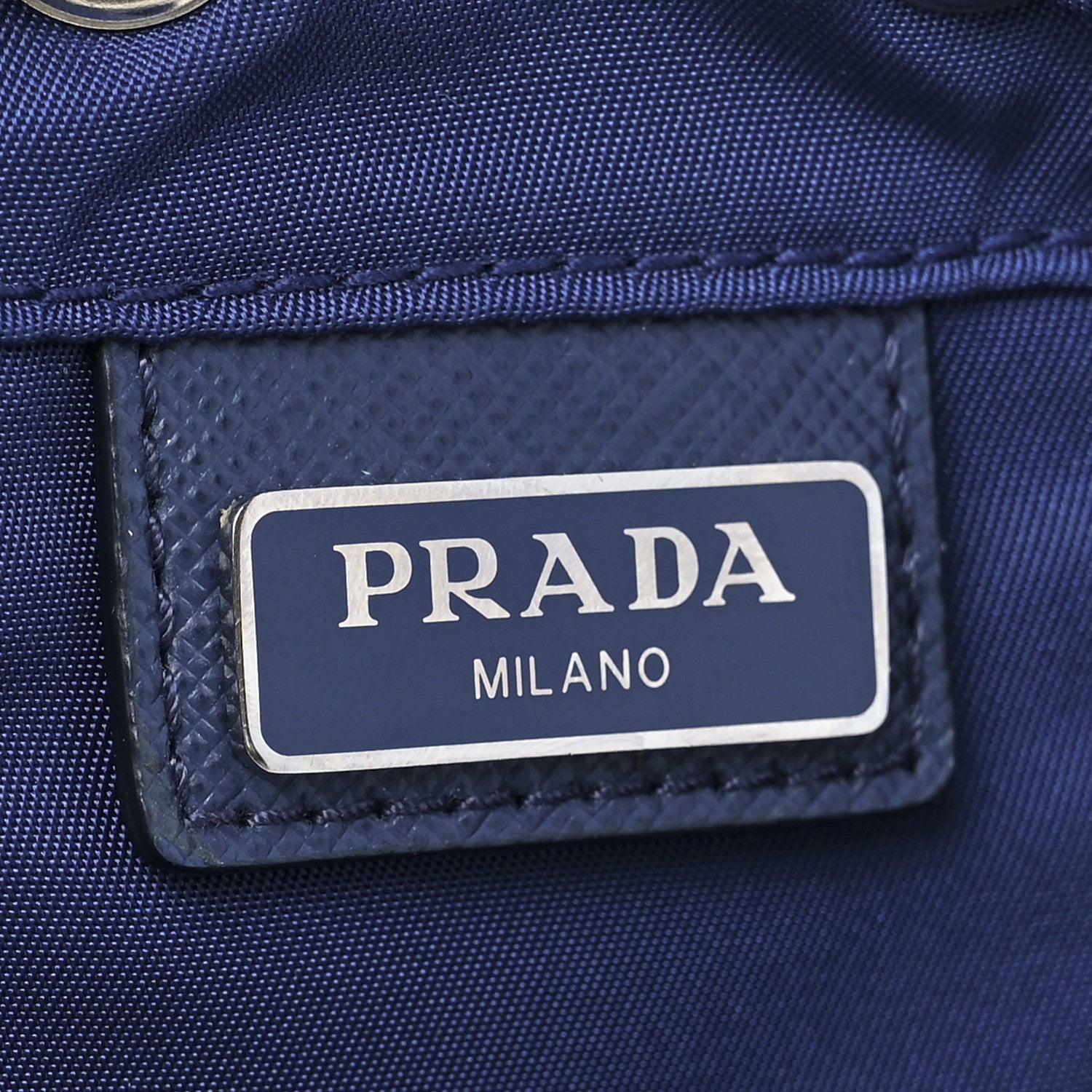 Prada Tessuto Nylon Vela Drawstring Pouch Bluette 5 of 10