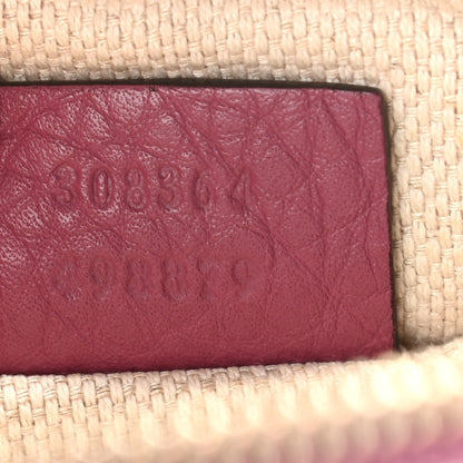 Gucci Pebbled Calfskin Small Soho Disco Bag Peonia Flower 7 of 10