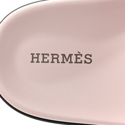 Hermes Suede Goatskin Extra Sandals 35.5 Rose Porcelain 6 of 10
