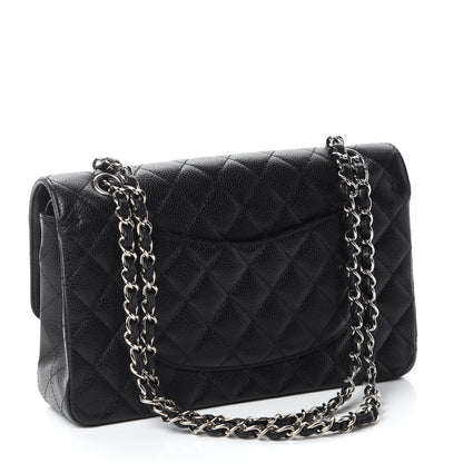 Chanel Caviar Quilted Medium Double Flap Black 3 of 12