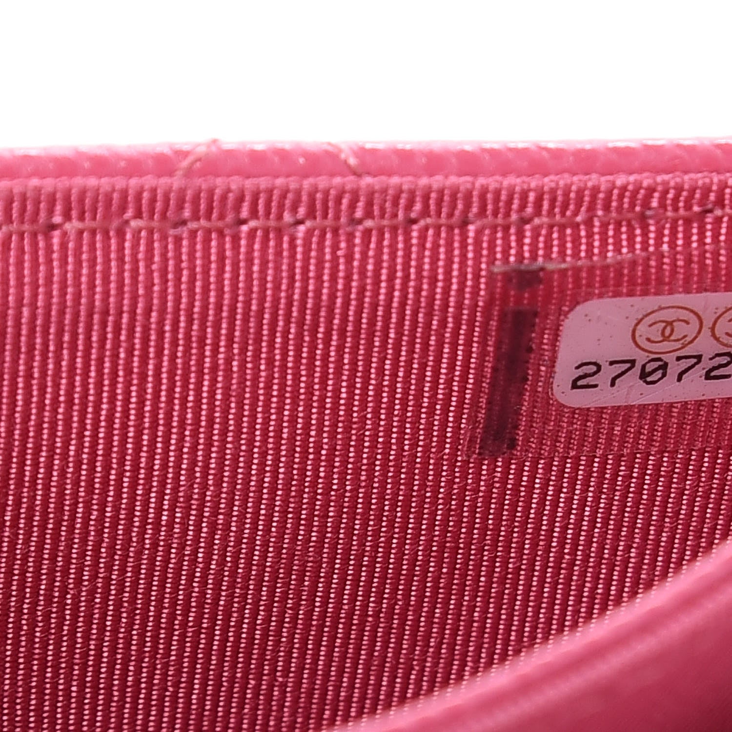 Chanel Caviar Quilted Flap Card Holder Pink 8 of 9