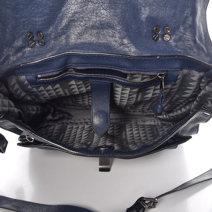 Proenza Schouler Lambskin Fringe Medium PS1 Satchel Midnight 5 of 9