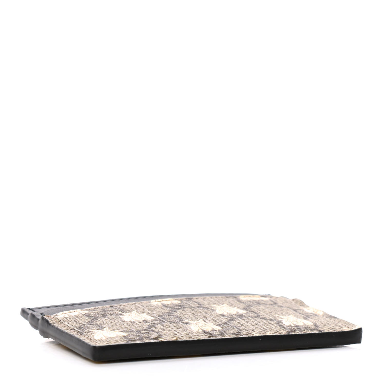 Gucci GG Supreme Monogram Bees Card Holder Black 4 of 7