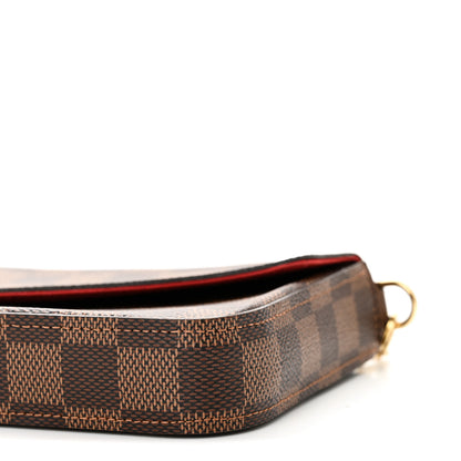 Louis Vuitton Damier Ebene Pochette Felicie Chain Wallet 10 of 10