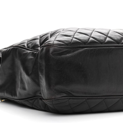 Chanel Lambskin Quilted Tote Black 9 of 12