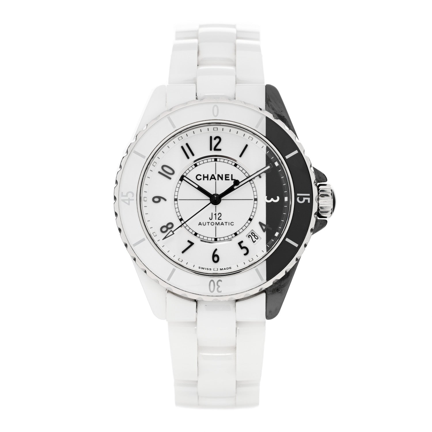 Chanel Stainless Steel Ceramic 38mm J12 Paradoxe Automatic Watch White 1 of 5