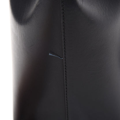 Mansur Gavriel Vegetable Tanned Calfskin Mini Bucket Bag Black Blu 15 of 16