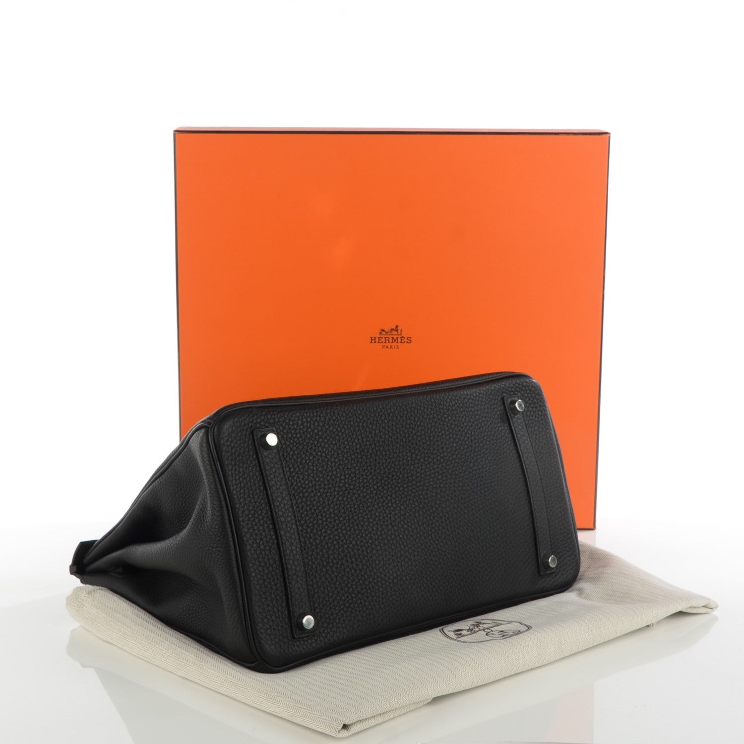 Hermes Taurillon Clemence Birkin 35 Black 4 of 16