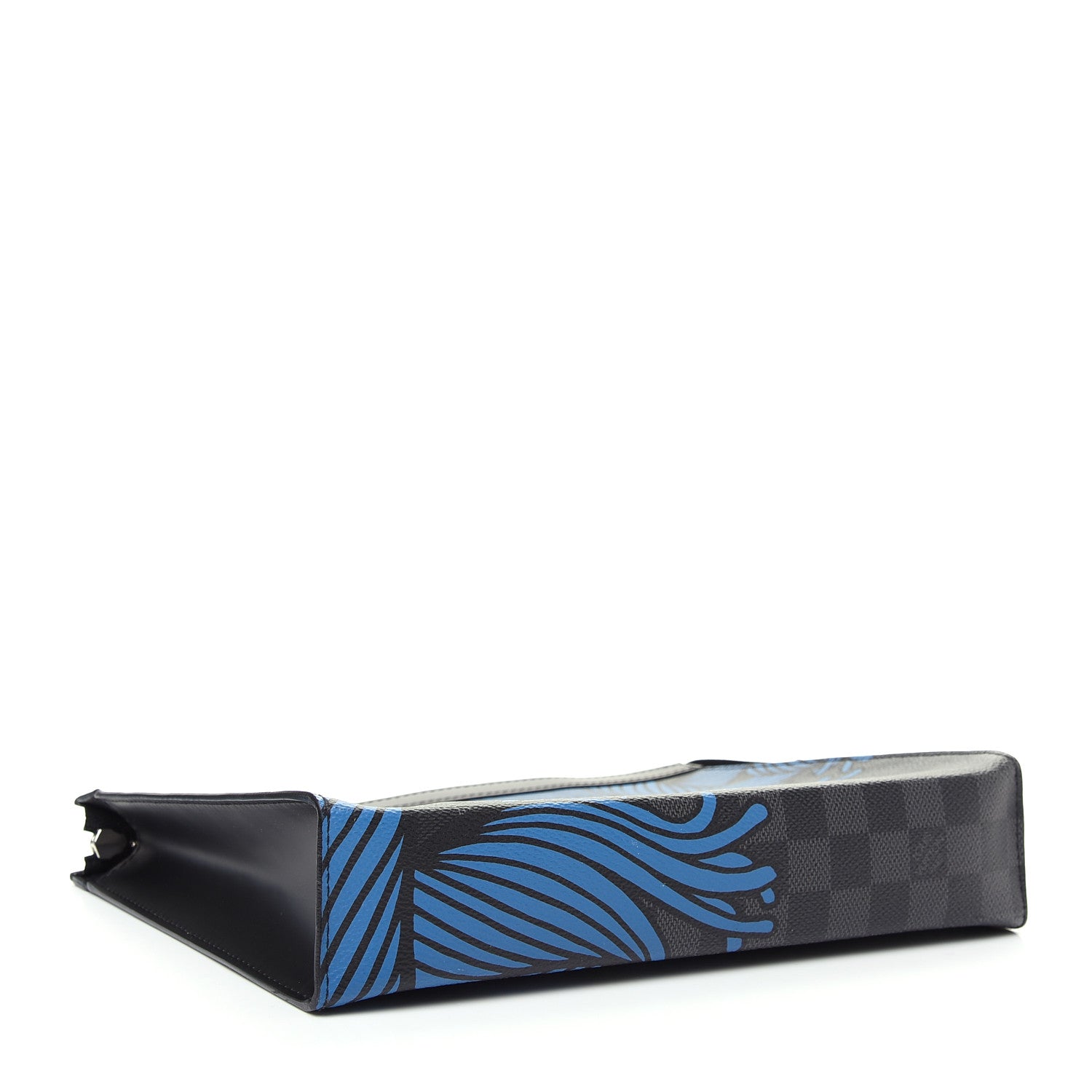 Louis Vuitton Damier Graphite Rope Pochette Voyage Blue 4 of 8