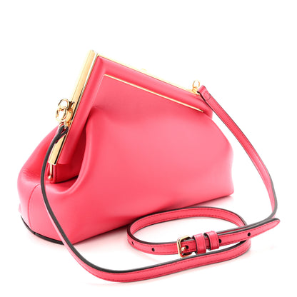 Fendi Shiny Nappa Small Fendi First Lampone 3 of 10