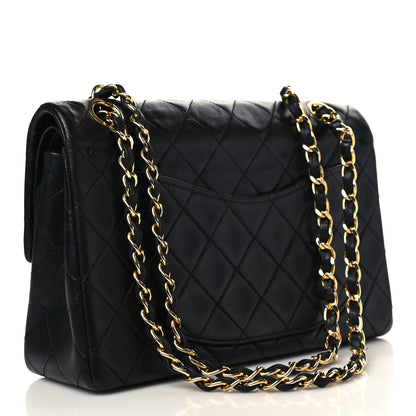 Chanel Lambskin Quilted Small Double Flap Black 2 of 9