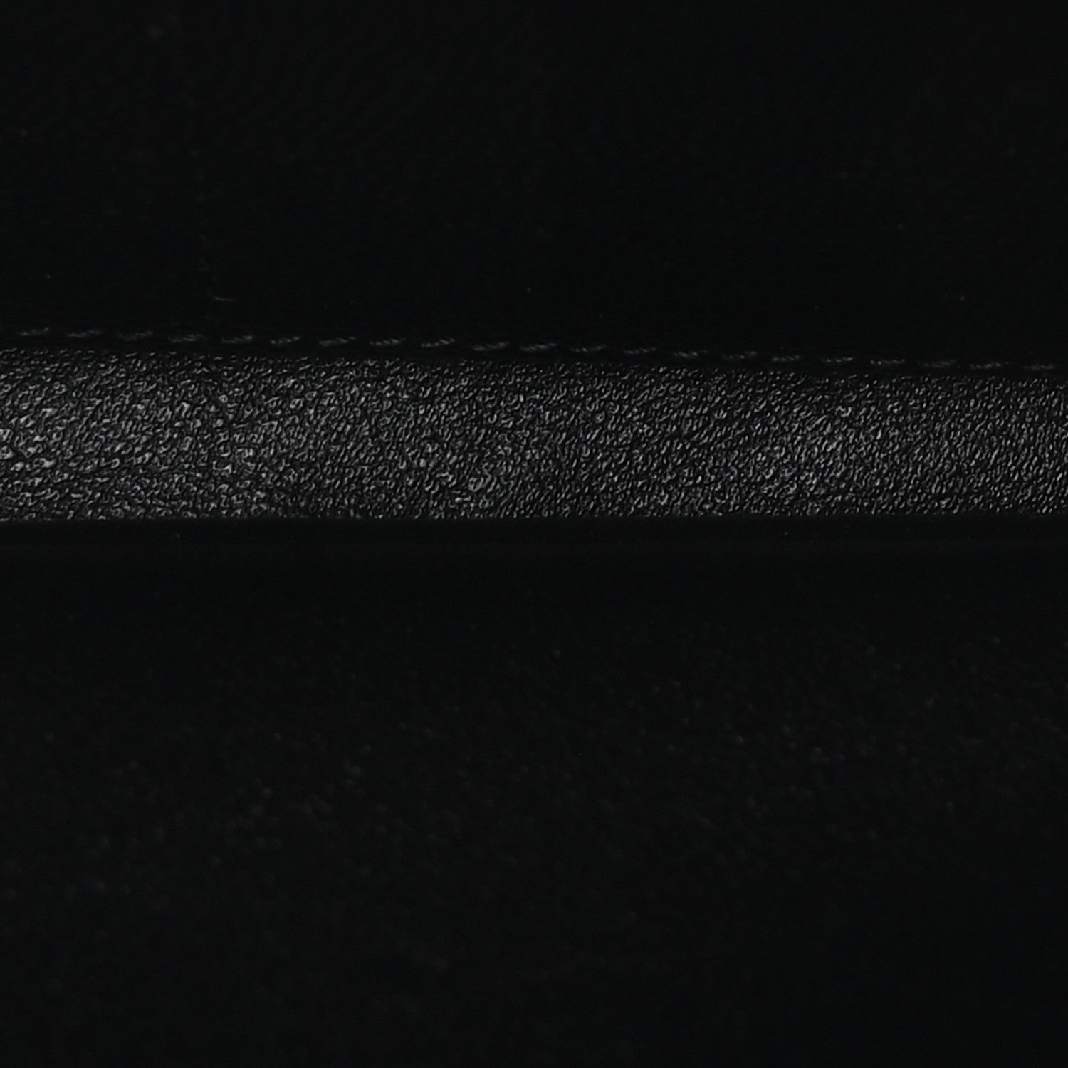 Saint Laurent Grain De Poudre Matelasse Chevron Monogram Flap Wallet Black 5 of 7