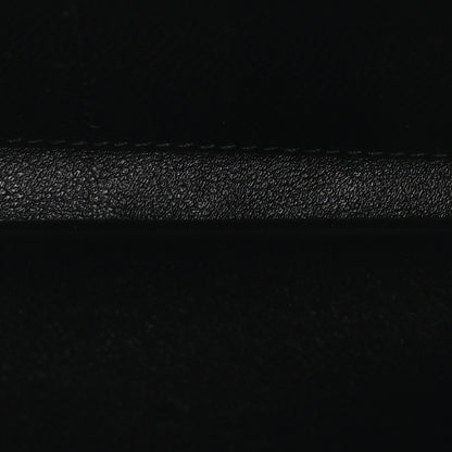 Saint Laurent Grain De Poudre Matelasse Chevron Monogram Flap Wallet Black 5 of 7