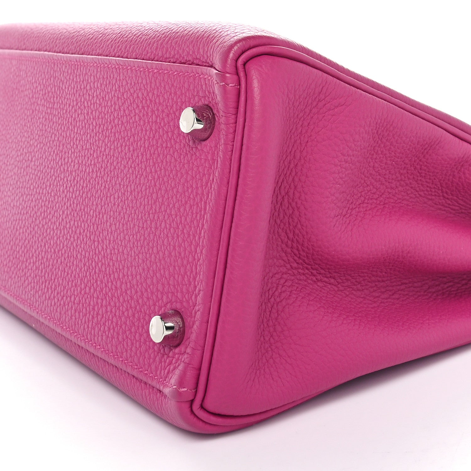 Hermes Togo Kelly Retourne 28 Rose Pourpre 10 of 10