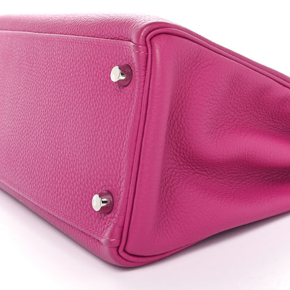 Hermes Togo Kelly Retourne 28 Rose Pourpre 10 of 10