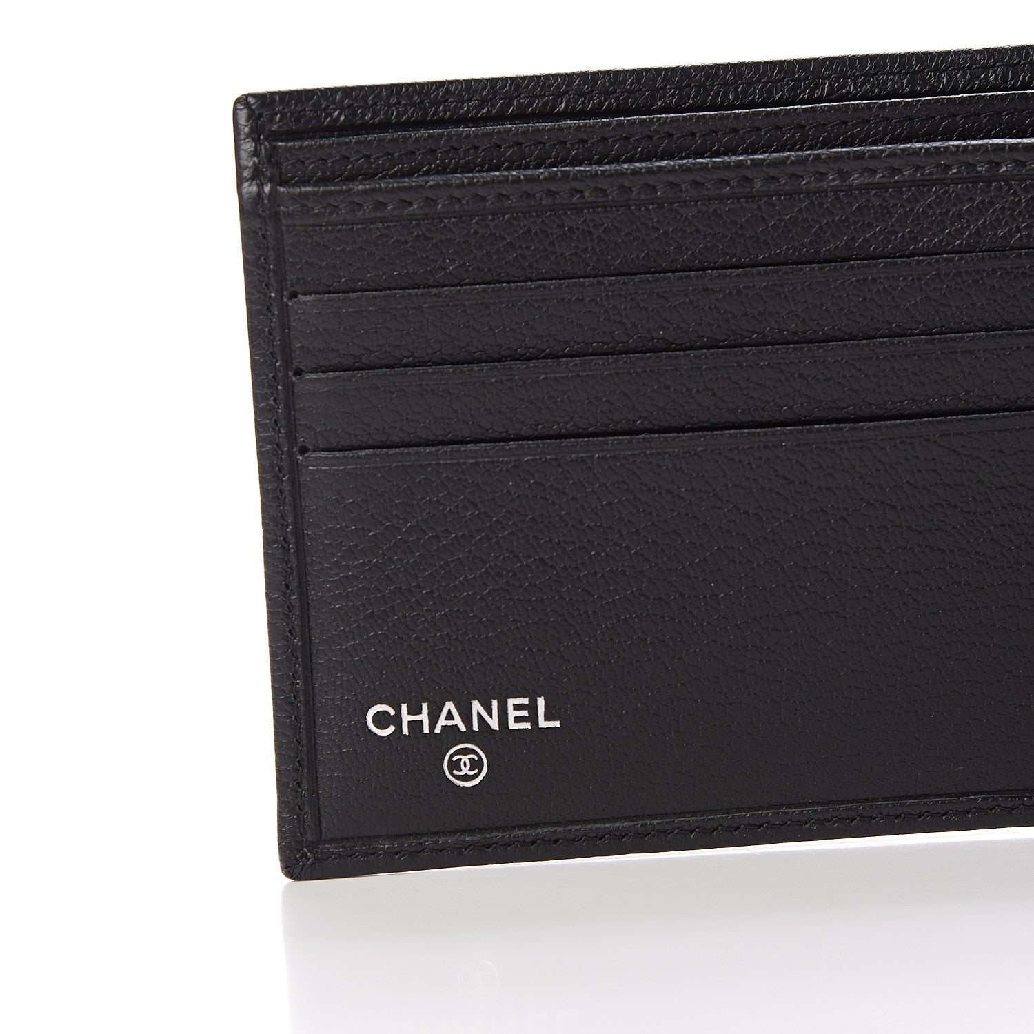 Chanel Goatkin CC Bi-Fold Wallet Black 9 of 11