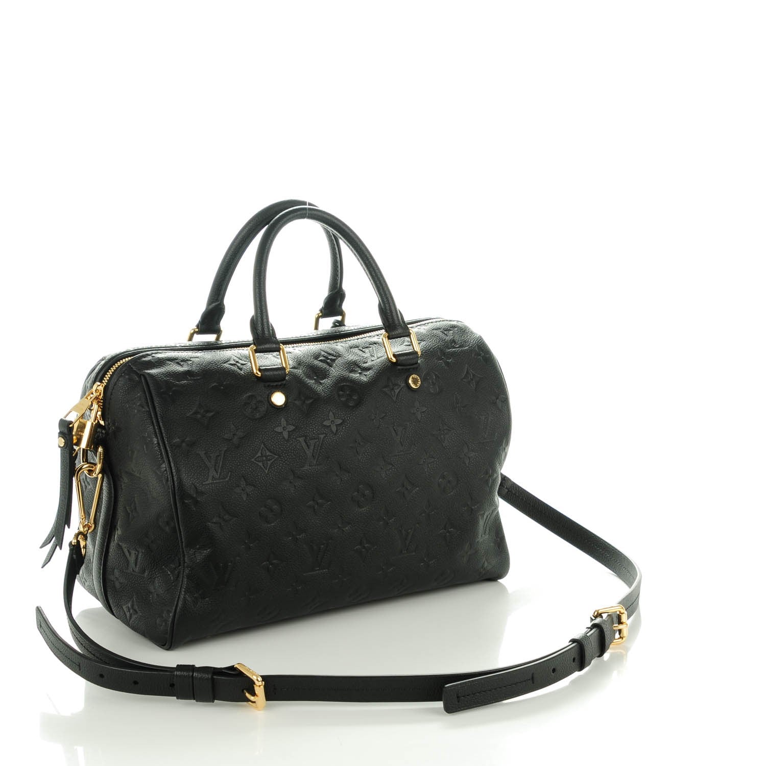 Louis Vuitton Empreinte Speedy Bandouliere 30 Black 3 of 7