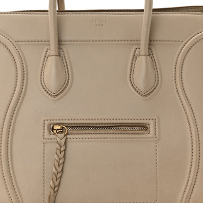 Celine Supple Calfskin Medium Phantom Luggage Beige 8 of 10