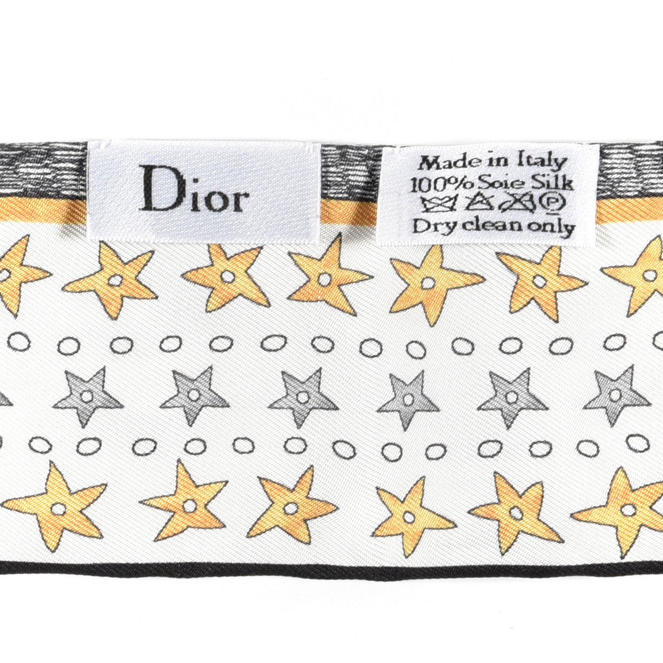 Christian Dior Silk L'Etoile Mitzah Scarf 3 of 3