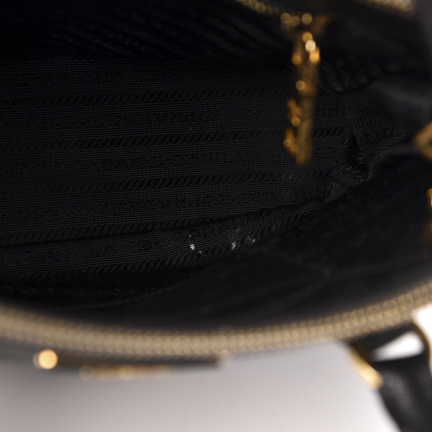 Saffiano Small Galleria Double Zip Tote Black