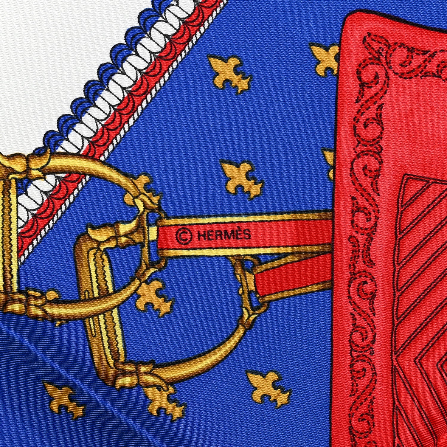 Hermes Silk Selles A Housse Scarf 90 4 of 5