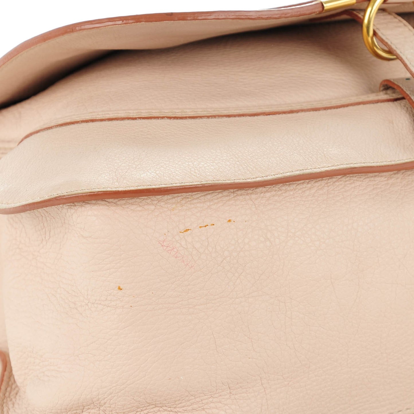 Calfskin Medium Marcie Satchel Nude Pink