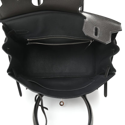 Hermes Taurillon Clemence Birkin 30 Graphite 5 of 9